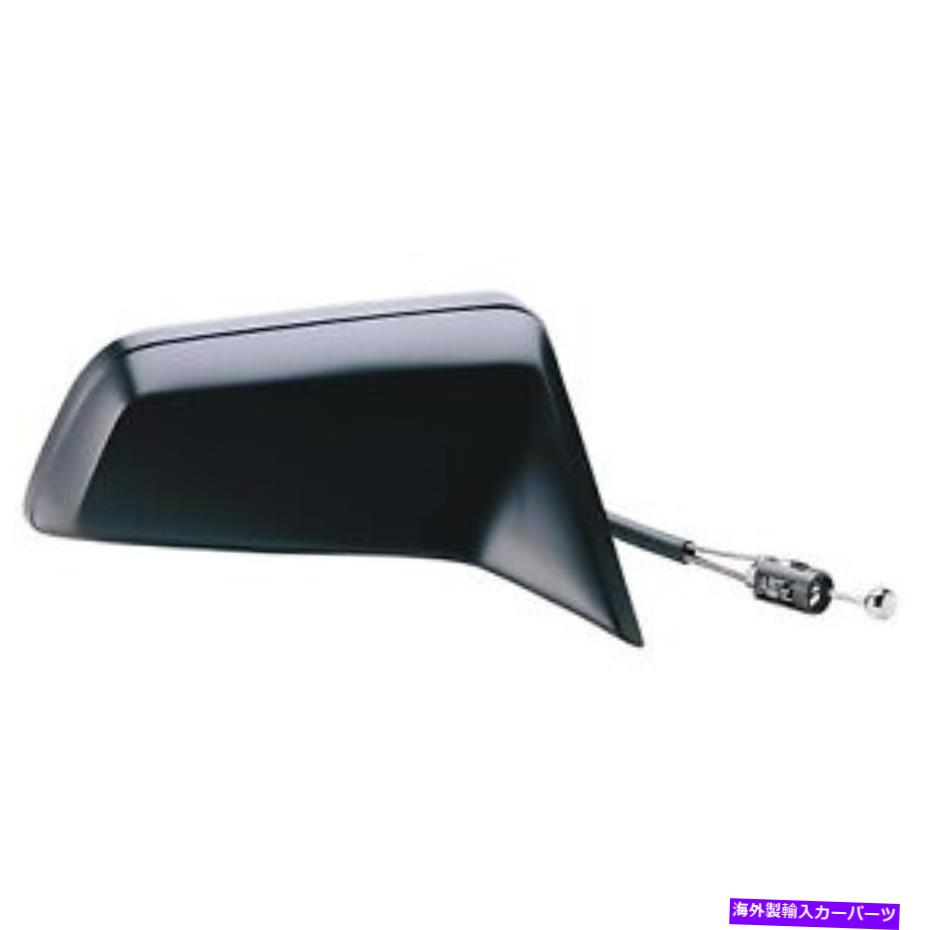 USミラー 82-96ビュイックセンチュリーブラックパッセンジャーサイドマニュアルリモートミラー62517G 82-96 Buick Century Black Passenger Side Manual Remote Mirror 62517G
