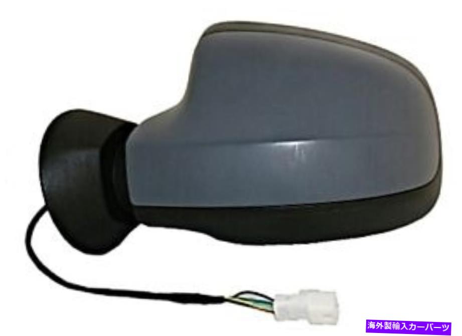 USミラー 電気サイドミラー凸加熱プライミング左フィットダシアローガンルノー2008- Electric Side Mirror Convex Heated Primed LEFT Fits DACIA Logan RENAULT 2008-