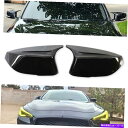 USミラー インフィニティQ50 Q60 QX30 Q70 2014-2021リアビューサイドミラーカバーキャップブラック For Infiniti Q50 Q60 QX30 Q70 2014-2021 Rear View Side Mirror Cover Caps Black