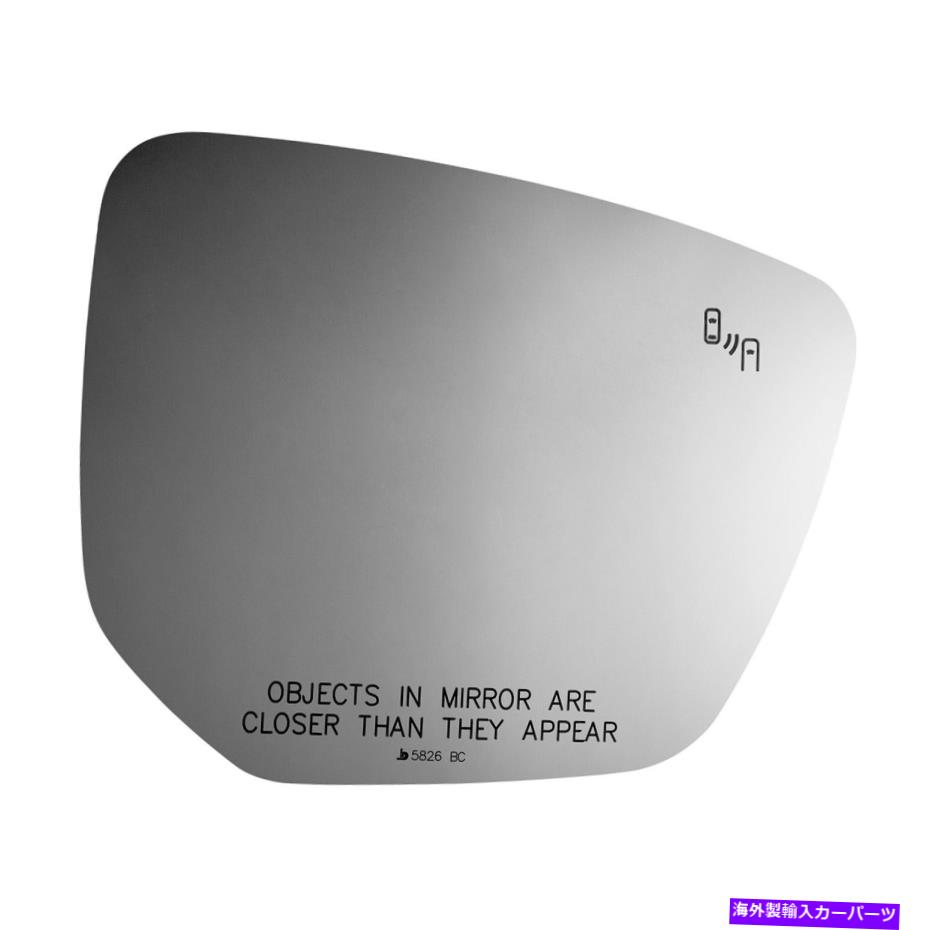 USミラー 凸型ドライバーサイド交換ミラーガラス18-19の三菱料理の十字 Convex Driver Side Replacemen..