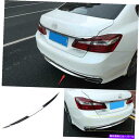 クロームカバー クロムスチールリアバンパーストリッププロテクターカバートリムホンダアコード2016-2017 Chrome Steel Rear Bumper Strip Protector Cover Trim For Honda Accord 2016-2017(2)