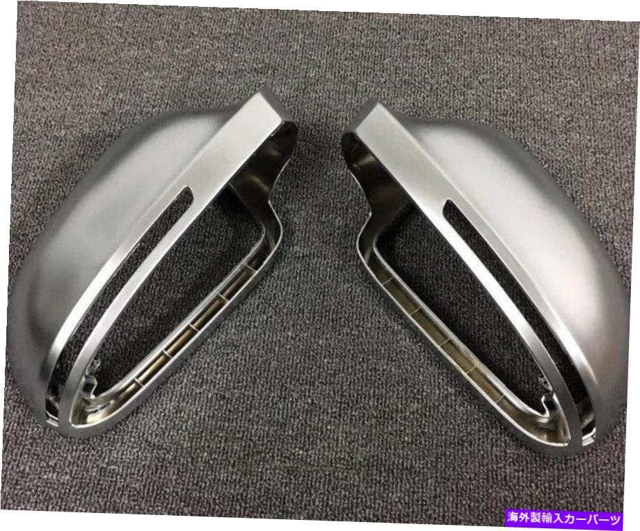५С ǥA6 S6 RS6 2009-2011ޥåȥ०󥰥ߥ顼OEMեåȤ򥫥С For Audi A6 S6 Rs6 2009-2011 Matt Chrome Wing Mirror Covers OEM-fit