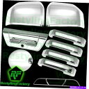 クロームカバー Ford F150 Chrome Mirror+4ドアハンドルスマート+テールゲート+CM+ガス+3rdブレーキカバーなし Ford F150 Chrome Mirror+4 Door handle no Smart+Tailgate+CM+Gas+3rd brake Cover