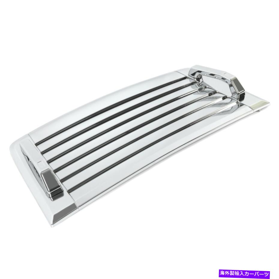 クロームカバー 2006-2010ハマーH3フードデッキベントパネルハンドルカバートリムベゼルクロム3PCS FOR 2006-2010 HUMMER H3 HOOD DECK VENT PANEL HANDLE COVER TRIM BEZEL CHROME 3PCS