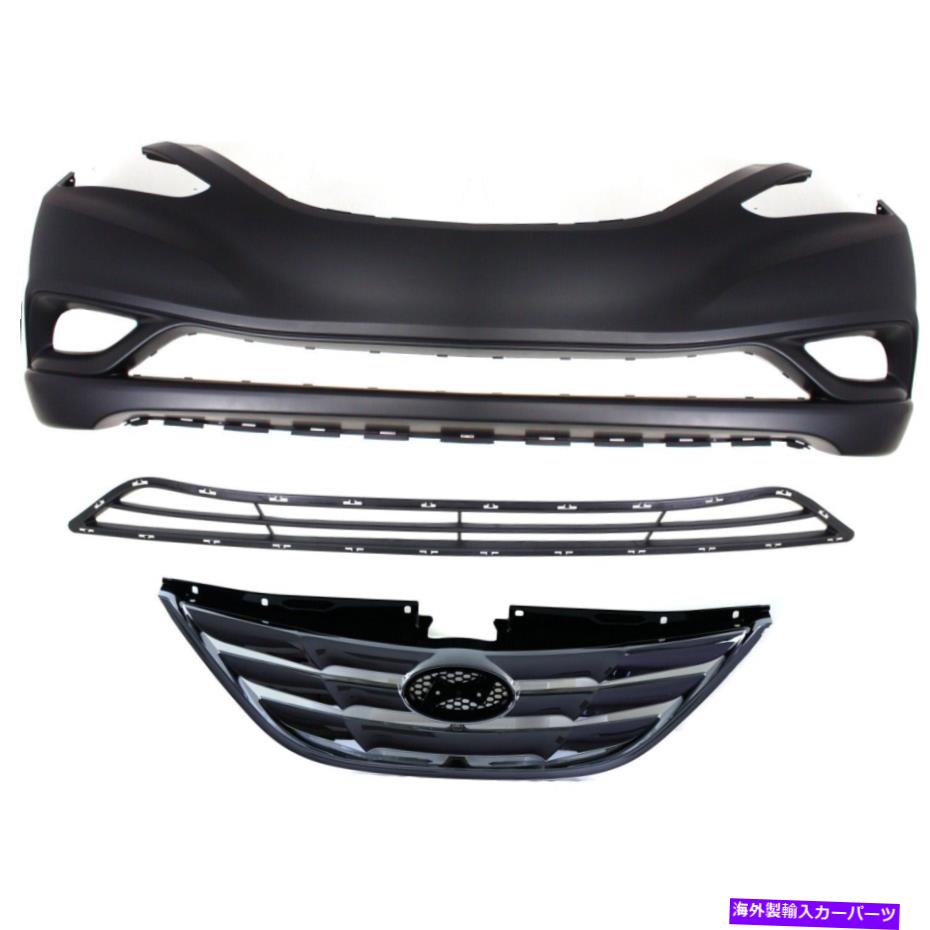 Us Custom Parts Shop USDM㤨֥५С 2011-2013ΥХѡСåȥҥʥեȥ1 3pc Bumper Cover Kit For 2011-2013 Hyundai Sonata Front Type 1 3pcפβǤʤ94,490ߤˤʤޤ