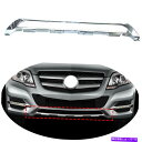 クロームカバー メルセデスベンツGLK x204 2013-2015のフロントバンパープロテクターカバークロムトリム Front Bumper Protector Cover Chrome Trim For Mercedes Benz GLK X204 2013-2015