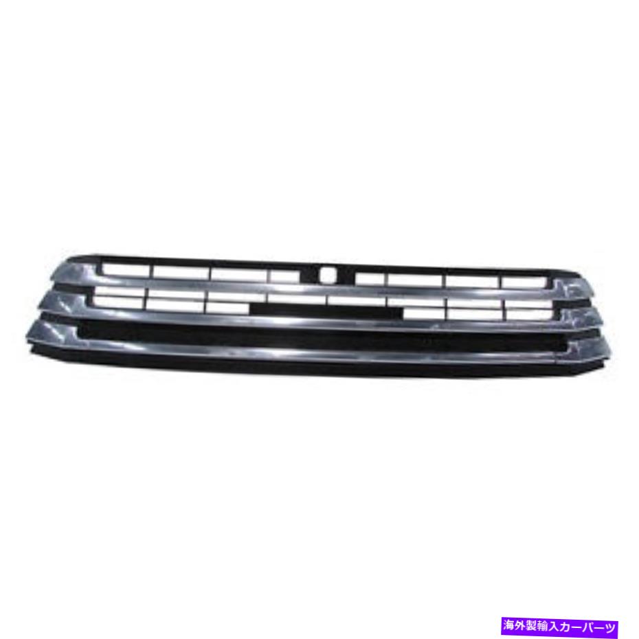 クロームカバー to1036175新しい交換用フロントバンパーカバーグリルフィット2017-2019ハイランダー TO1036175 New Replacement Front Bumper Cover Grille Fits 2017-2019 Highlander