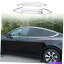 ५С ƥ2020-2022ǥYѤΥƥ쥹५ɥ⡼ǥ󥰥Сȥ10pcs Stainless Chrome Car Window Molding Cover Trim 10PCS For Tesla 2020-2022 Model Y