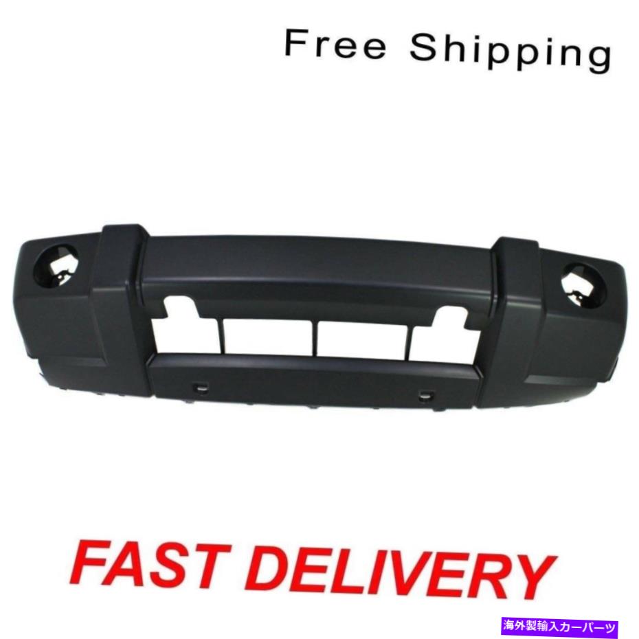 ५С եȥХѡСw/ oե饤ȥۡդȥϻᴱCH1000875Ŭ礷ޤ Front Bumper Cover W/O Chrome Trim W/ Fog Light Holes Fits Commander CH1000875