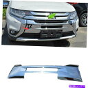 クロームカバー 三菱アウトランダー16-18クロムフロントセンターメッシュグリルグリルカバートリム For Mitsubishi Outlander 16-18 Chrome Front Center Mesh Grille Grill Cover Trim