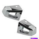 クロームカバー 2xクロムフロントバンパーコーナーカバートリムガードハマーH3 2006-2010 /h3tにフィット 2x Chrome Front Bumper Corner Cover Trim Guard Fit for Hummer H3 2006-2010 /H3T(2)