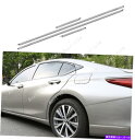 クロームカバー レクサスES 250 300H 350 2019-2022ステンレスサイドドアボディモールディングカバートリム For lexus es 250...