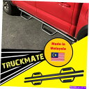 Nerf Bar 07-18のシボレーシルバラードGMCシエラ拡張キャブランニングボードnerfバーセット For 07-18 Chevy Silverado ...