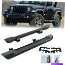 Nerf Bar フィット2018-2022ジープラングラーJl 2ドアナーフバーサイドステップ腹筋ランニングボード Fit 2018-2022 Jeep Wrangler JL 2 Door Nerf Bars Side Steps ABS Running Boards(2)