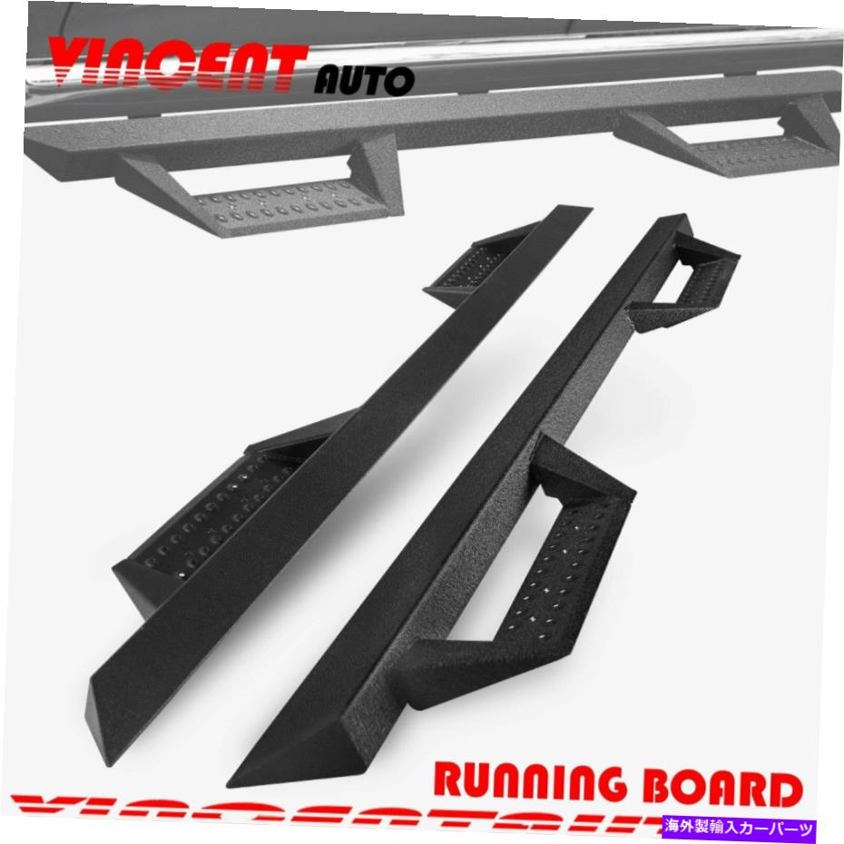 Nerf Bar 07-18シルバラード/シエラ1500クルーキャブサイドステップランニングボードnerf bar blk bz For 07-18 Silverado/Sierra 1500 Crew Cab Side Step Running Board Nerf Bar BLK BZ