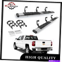 Nerf Bar 6 ''サイドステップ07-19 GMC Sierra Chevy Silverado 2500拡張タクシー 6'' Side Step Ne...