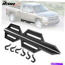 Nerf Bar フィット07-18シボレーシルバラード拡張タクシーBZスタイルサイドステップバー Fits 07-18 Chevy Silverado Ext...