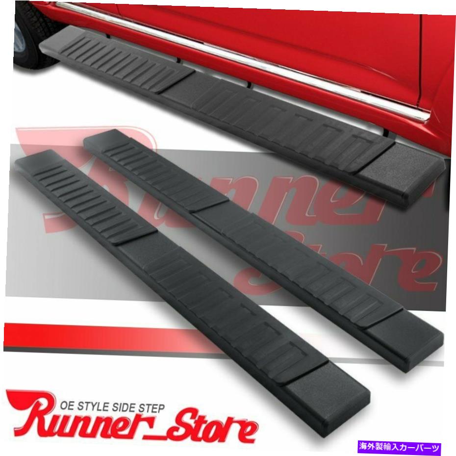 Nerf Bar 󥯥롼62004-2022˥󥰥ܡNERFСɥƥåblk For Nissan Titan Crew Cab 6 Inch 2004-2022 Running Board Nerf Bar Side Step BLK