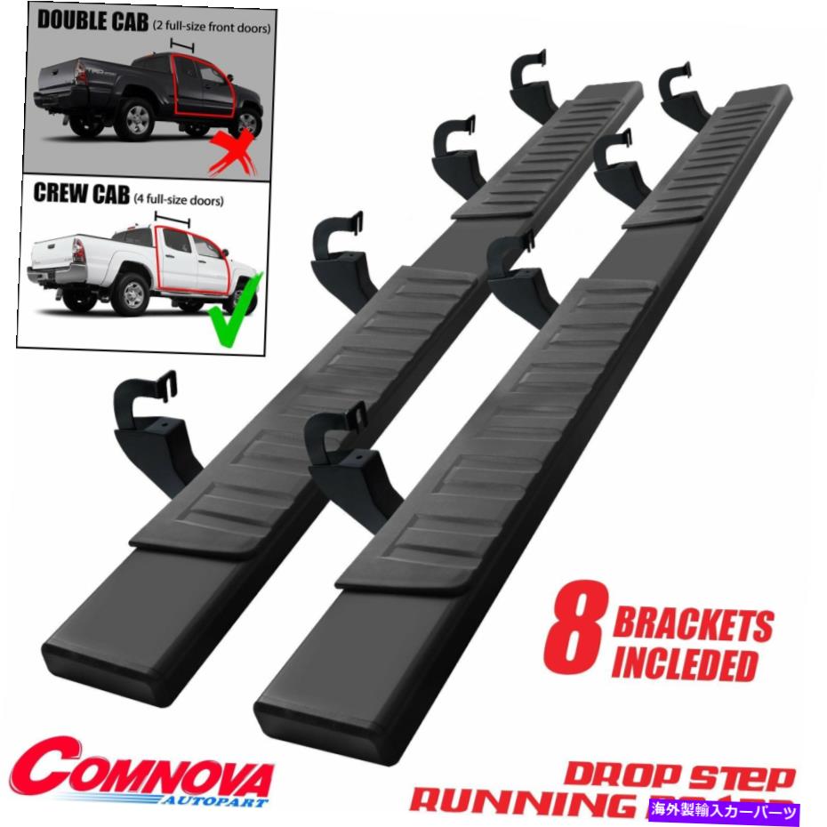Nerf Bar フィット07-18シルバラド/シエラ1500クルーキャブランニングボード6 