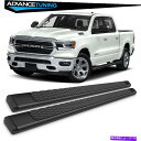 Nerf Bar フィット19-22 RAM 1500クアッドキャブOEスタイル78インチブラックサイドレールランニングボード Fits 19-22 Ram 1...