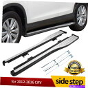 Nerf Bar ホンダCRV CR-V 2012-2016ランニングボードサイドステップバーNERFバーの2X 2x For Honda CRV CR-V 2012-2016 Aluminum Running Boards Side Step Bars Nerf Bar(2)