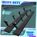 Nerf Bar 6インチランニングボードフィット07-21トヨタツンドラクルーマックスナーフバーサイドステップh blk 6 inch Running Board Fit 07-21 Toyota Tundra Crew Max Nerf Bar Side Step H BLK(2)