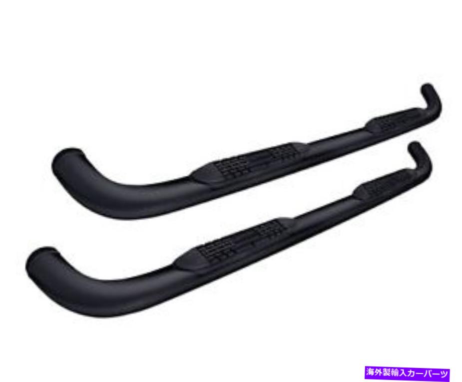 Nerf Bar PROMAXX AUTOMOTIVE 3 '' 02-08 Dodge RAMレギュラーキャブ用のブラックラウンドナーフバー ProMaxx Automotive 3'' Black Round Nerf Bars For 02-08 Dodge Ram Regular Cab