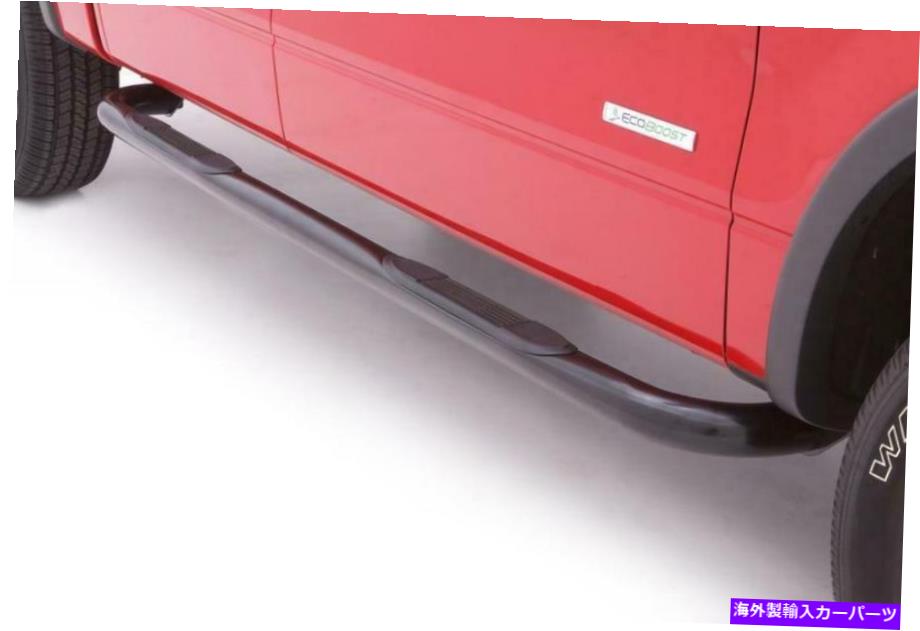 Nerf Bar Lund 23083781 3丸いベントナーフバー。鋼;黒 Lund 23083781 3 In Round Bent Nerf Bars; Steel; Black(2)