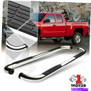Nerf Bar 99-19 GMC Sierra/Silverado Extended Cab用のChrome3