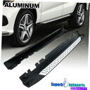 Nerf Bar 2007-2013 BMW E70 X5アルミニウムサイドステップバーナーフランニングボードシルバー07-13 Fits 2007-2013 BMW E70 X5 Aluminum Side Step Bar Nerf Running Board Silver 07-13(2)