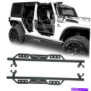 Nerf Bar チューブラーナーフバーサイドステップバーランニングボードw/スターオープニングフィットジープラングラーJK Tubular Nerf Bar Side Step Bar Running Board w/Star Opening Fit Jeep Wrangler JK(2)