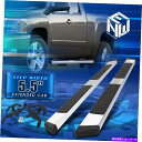 Nerf Bar 07-19のシルバラードシエラエクステッドキャブ4-DR 5.5