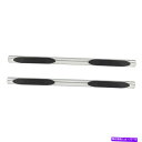 Nerf Bar Chevy 99-13 1500 Ex Cab -2 of 2のいじめっ子のステンレス鋼のサイドステップnerfバー Bully Stainless Steel Side Step Nerf Bar for Chevy 99-13 1500 Ex Cab - Set of 2(2)