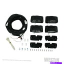 Nerf Bar ウェスティンR5 LEDライトキット4エンドキャップ統合W/ワイヤーハーンユニバーサル28-51003 Westin R5 LED Light...