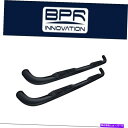 Nerf Bar 99-16フォードF-250/350スーパークルー3 ''ブラックラウンドナーフバーのPROMAXX AUTOMOTIVE ProMaxx Automotive For 99-16 Ford F-250/350 Super Crew 3'' Black Round Nerf Bars(2)