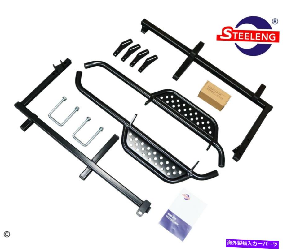 Nerf Bar Ezgo RXV 2008+ゴルフカートのヘビーデューティーナーフバー /ランニングボード（2のセット）..