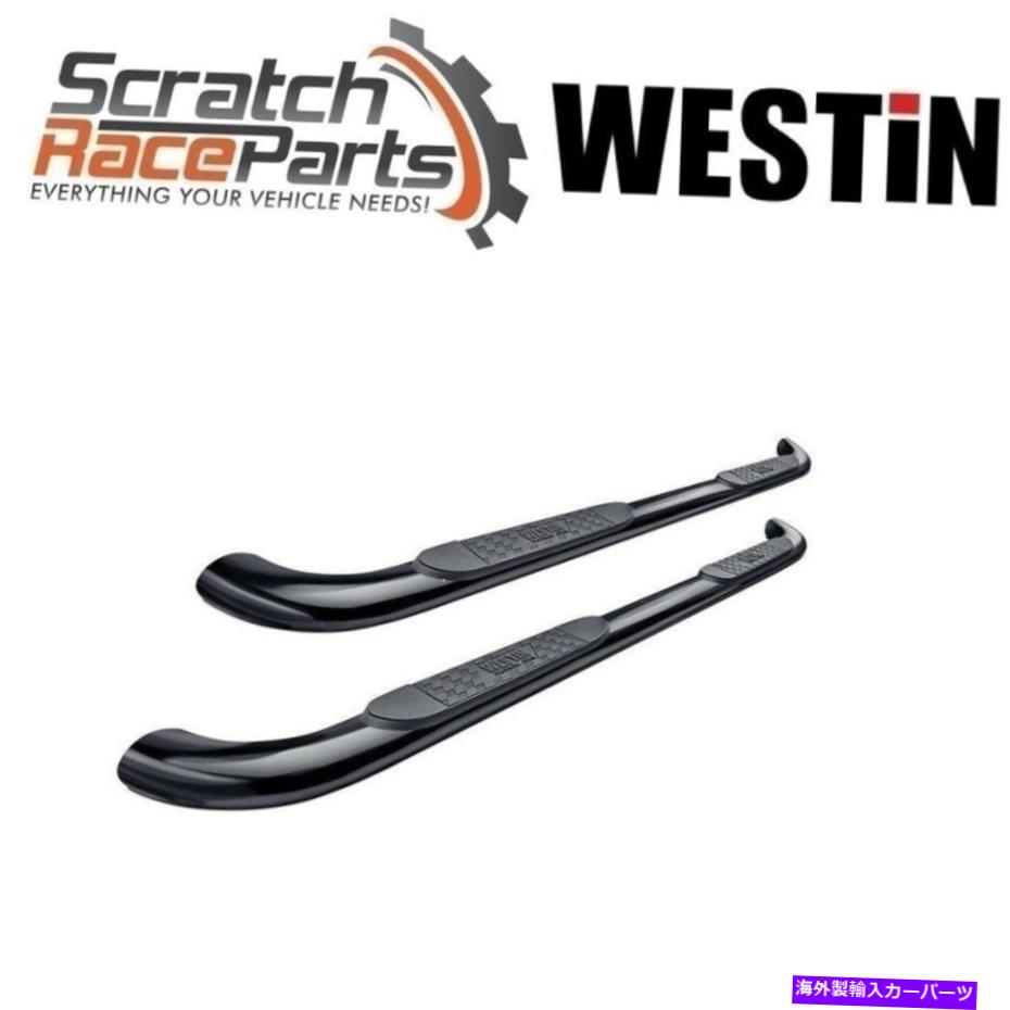 Nerf Bar ウェスティンナーフバー4 "楕円形ブラックパウダーコーティングフィット03-09ダッジラムプラチナ Westin Nerf Bars 4" Oval Black Powder Coated Fits 03-09 Dodge Ram Platinum