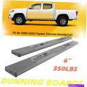 Nerf Bar 2005-2022トヨタタコマダブルキャブナーフバーランニングのランニングボードステップ Running Boards Steps for 2005-2022 Toyota Tacoma Double Cab Nerf Bars Running(2)