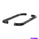 Nerf Bar 牡羊座3インチラウンドブラックナーフバーのサイドステップ04-2008フォードF-150標準キャブ Aries 3in Round Black...