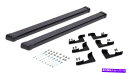 Nerf Bar ブラックランニングボードサイドステップフィット2016-2018日産タイタンキングキャブ拡張タクシー Black Running Boards...