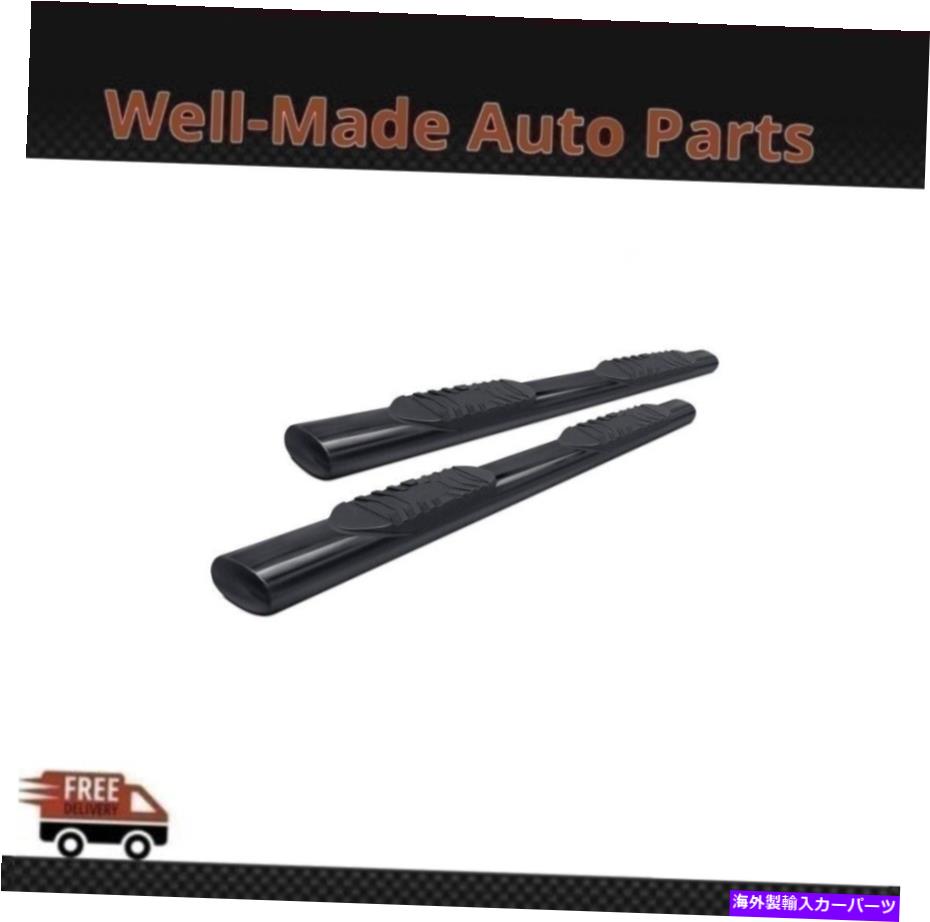 Nerf Bar Lund 5in Oval Straight Steel Nerf Bars Black for 07-19 Sierra Silverado 24010561 Lund 5in Oval Straight Steel Nerf Bars Black For 07-19 Sierra Silverado 24010561(2)