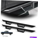 Nerf Bar 98-02ダッジラムクアッドキャブマットブラックモジュラードロップステップバーランニングボード For 98-02 Dodge Ram Qua...