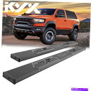 Nerf Bar 2019-2022 Dodge Ram 1500クアッドキャブランニングボードNerf Bars Black Usの2セット Set of 2...