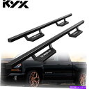 Nerf Bar ランニングボードサイドステップバーQ235A 2007-2018 GMC Sierra 1500 Extended Cab Running B...