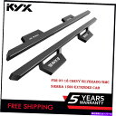 Nerf Bar 07-18シボレーシルバラード/GMCシエラ1500エクステンデッドキャブのボードサイドステップ Running Board Side Ste...