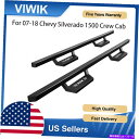 Nerf Bar 07-18 GMC Sierra 1500 2500HD 3500HD拡張キャブランニングボードサイドステップバー For 07-18 GMC...