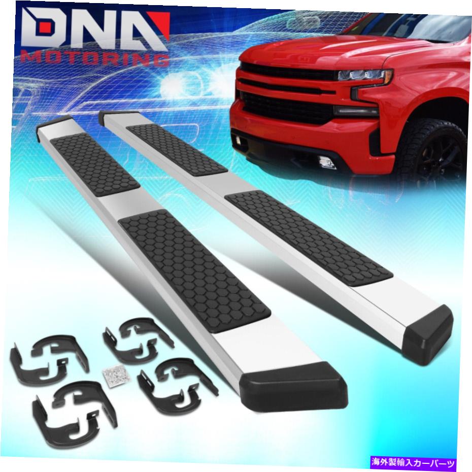 Nerf Bar 2019-2021シルバードシエラクルーキャブ5 "OD SSサイドステップバーランニングボード FOR 2019-2021 SILVERADO SIERRA CREW CAB 5" OD SS SIDE STEP BAR RUNNING BOARDS