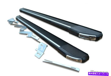 Nerf Bar Fiat Doblo 2010+ SWBサイドステップスカートアクセサリーに合うランニングボード - ブラック Running Boards To Fit Fiat Doblo 2010+ SWB Side Step Skirts Accessories - BLACK