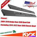 Nerf Bar 2019-2020 2021 2022 RAM 1500クラシッククアッドキャブランニングボードパウダーコーティング米国 For 2019-2...