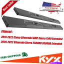 Nerf Bar 2020年2021-2022 SILVERADO SIRRA 2500HD 3500HD拡張キャブBLKランニングボード FOR 2020 2...
